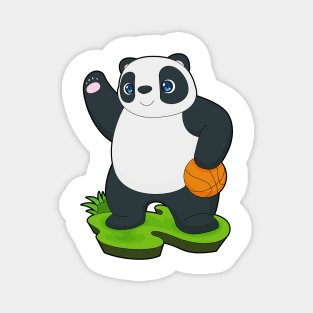 Panda Basketball player Basketball Magnet