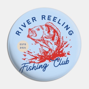 River Fishing Club Pin