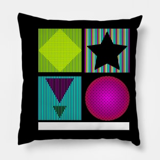 Striped Square Quartet Pillow