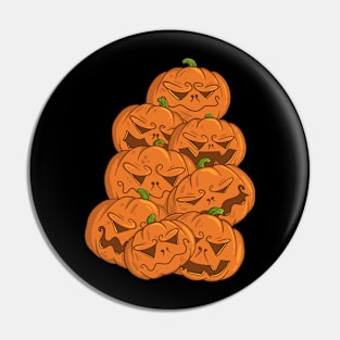 Jack-O'-Lantern doodle Pin