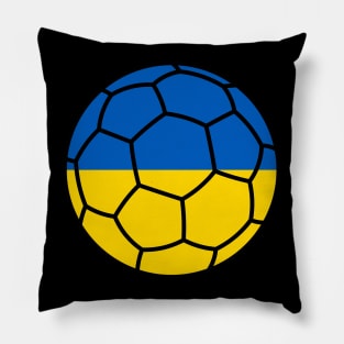 Ukrainian Football Pillow