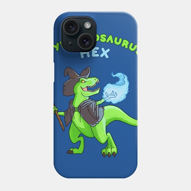 T Hex - Blue Phone Case by katymakesthings