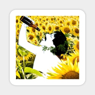 Randy Marsh in the Sunflower Field Magnet