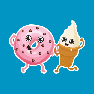 Strawberry Donut + Ice cream T-Shirt