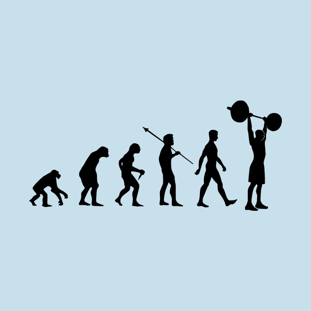 Evolution Weights Male by SillyShirts