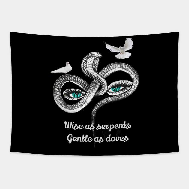 Wise and Gentle Tapestry by Shadow Clothes