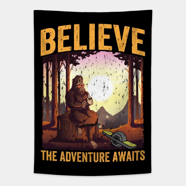 Onewheel Bigfoot Tapestry by Be Cute 