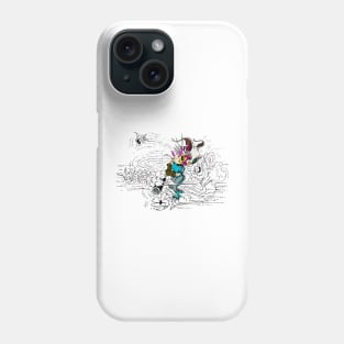 SKATING BLOODY RABBIT 09 Phone Case