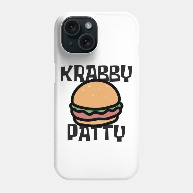 Crab Patty Phone Case by tamir2503