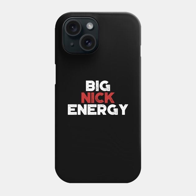 Big Nick Energy Funny Vintage Retro (Christmas) Phone Case by truffela