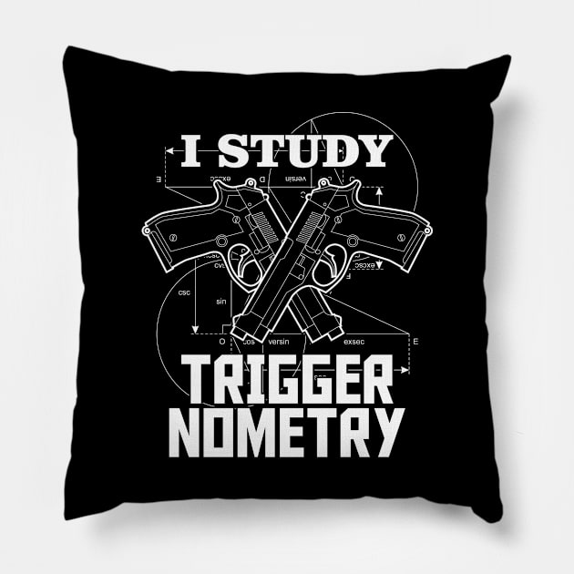 I Study Triggernometry Pillow by teevisionshop