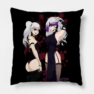 Goth Schnee Sisters Pillow