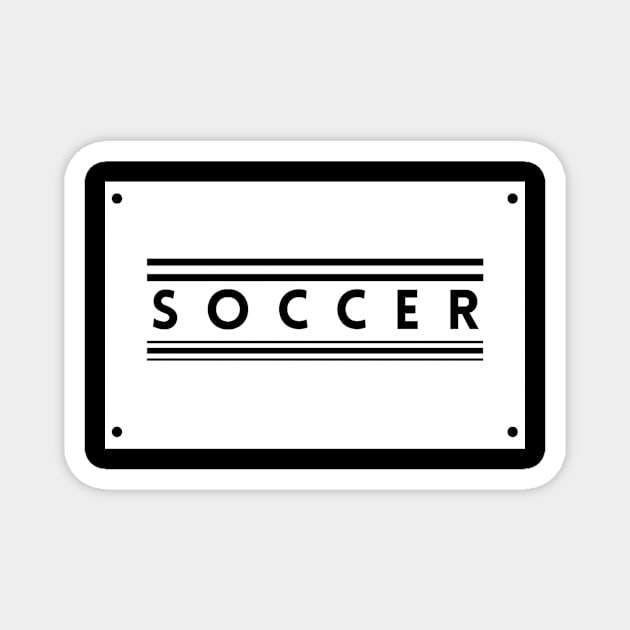 Soccer Fans Magnet by TEXTTURED