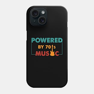 Powered by 70's Music vintage Phone Case