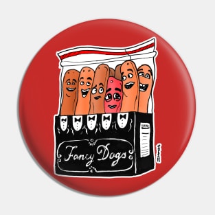 Sausage Party Fancy Dogs Pack Pin