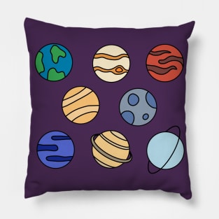 Solar System Planets Pillow