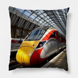 LNER Azuma trains at King's Cross Pillow