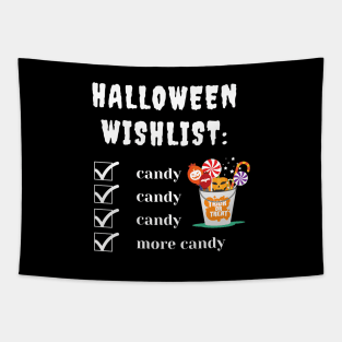 Halloween wishlist Tapestry