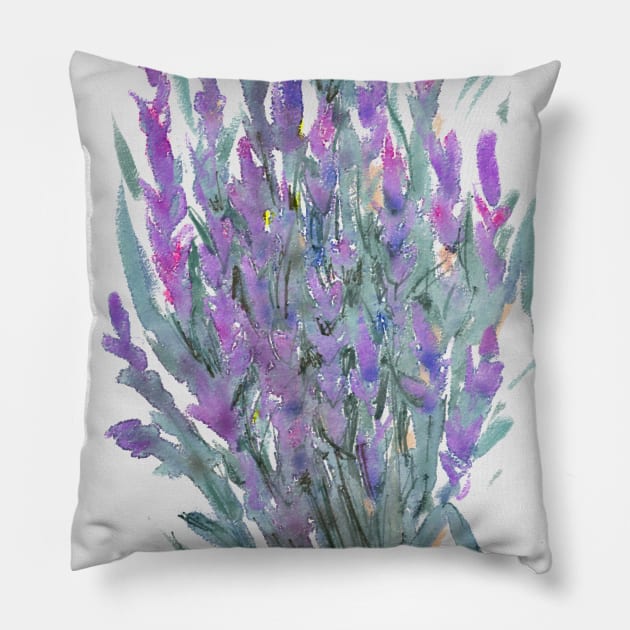 Lavender Pillow by ArtKsenia