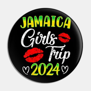 Womens Jamaica Girls Trip 2024 Summer Vacation Weekend Pin