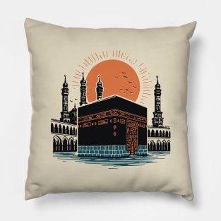 holy kaaba - mecca V1 Pillow