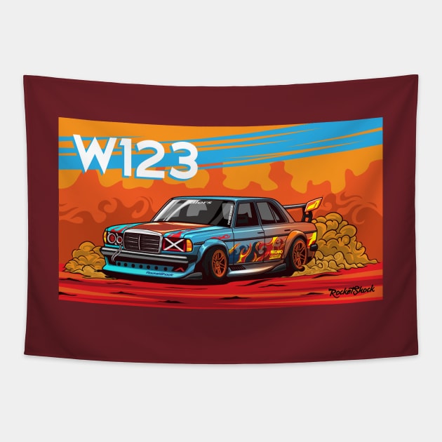 W123 restomod Tapestry by ASAKDESIGNS