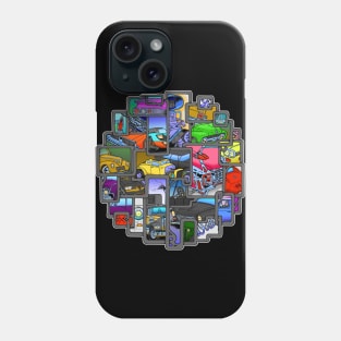 Collection of American Cars Phone Case