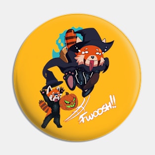 Watch It! - Funny Red Pandas Pin