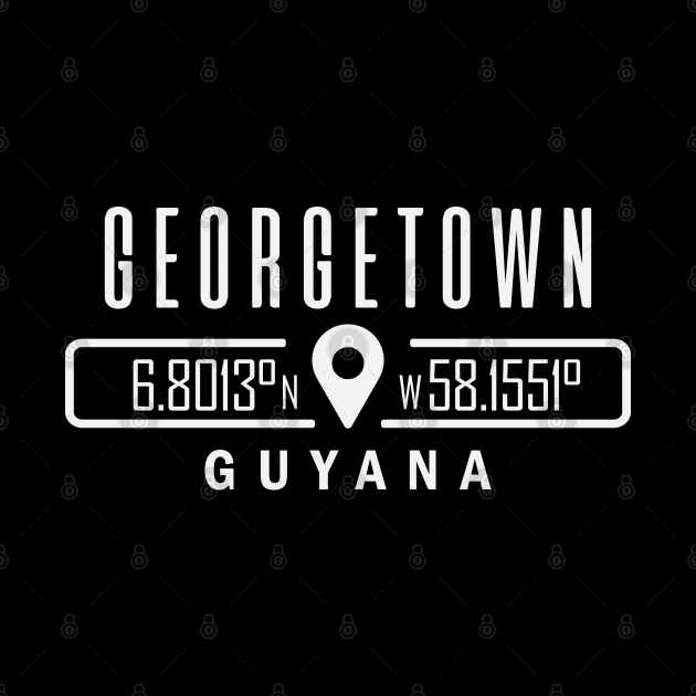 Georgetown, Guyana GPS Location by IslandConcepts