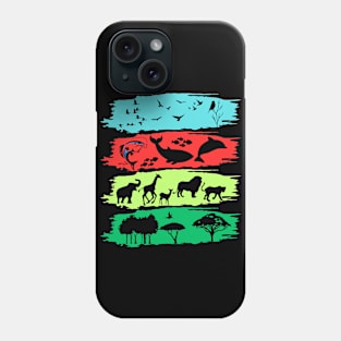 birds and wild animals Phone Case