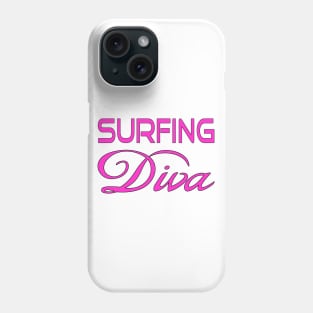 Surfing Diva Phone Case