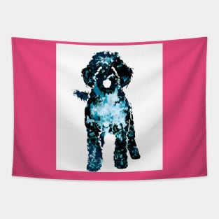 Portuguese Water Dog Cão De Água Português Stencil Tapestry