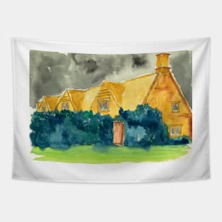 The Whately House from The Dunwich Horror Tapestry