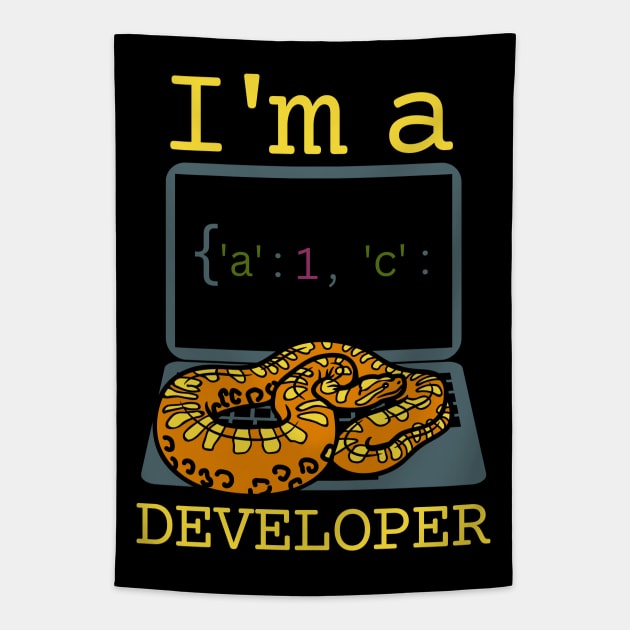 I'm A Python Developer Tapestry by FullOnNostalgia