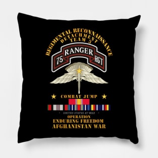 Combat Jump HALO - Tm3 - RRD - 75th Rgr Rgt - OEF - Afghanistan w SVC Pillow