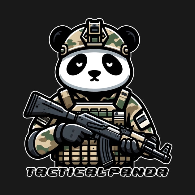 Tactical Panda by Rawlifegraphic