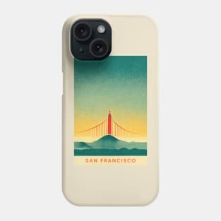 San Francisco Golden Gate Retro Phone Case