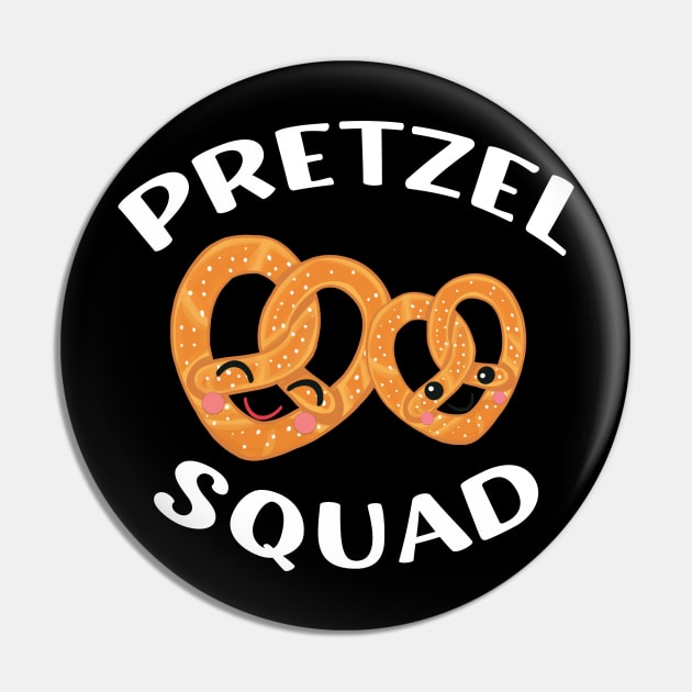 Pretzel Squad | Funny Pretzel oktoberfest Pretzel Lover Gift Pin by barranshirts