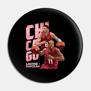 Demar Derozan Zach Lavine Chicago Duo Pin