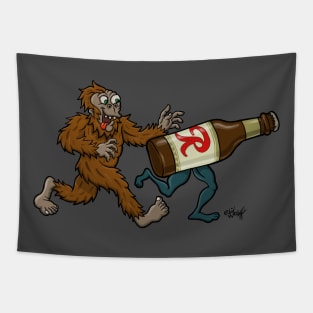 bigfoot beer chase Tapestry