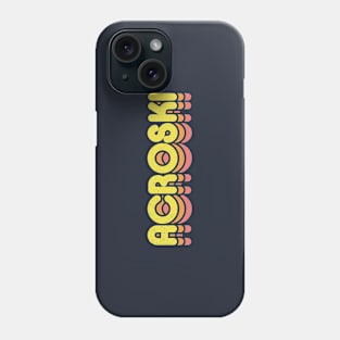 Retro Acroski Phone Case