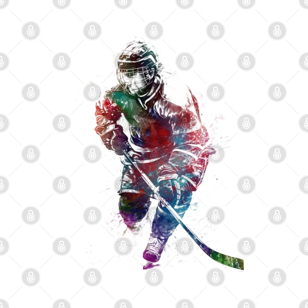 Hockey player #hockey #sport by JBJart