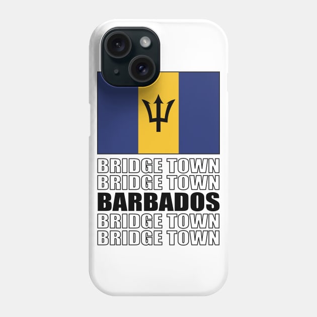 Flag of Barbados Phone Case by KewaleeTee