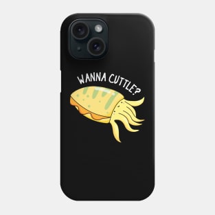 Let's Cuttle Cute Cuttlefish Pun Phone Case