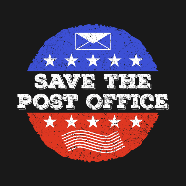 Retro Vintage Save The Post Office by KawaiinDoodle