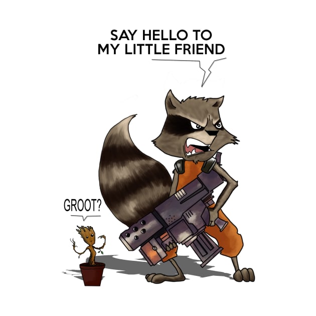 Say hello to my little friend by Zefkiel