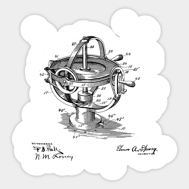 Ship S Gyroscope Vintage Patent Hand Drawing Boat Aufkleber Teepublic De Shop allposters.com for great deals on our huge selection of posters & prints online! ship s gyroscope vintage patent hand drawing