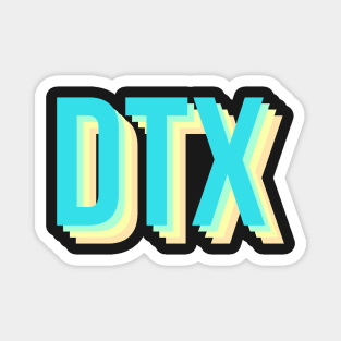 DTX ocean colors Magnet