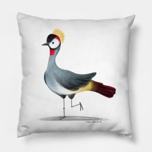 East African Crowned Crane Pillow