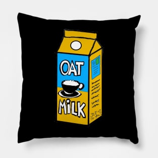 Vegan Oat Milk by LowEndGraphics Pillow